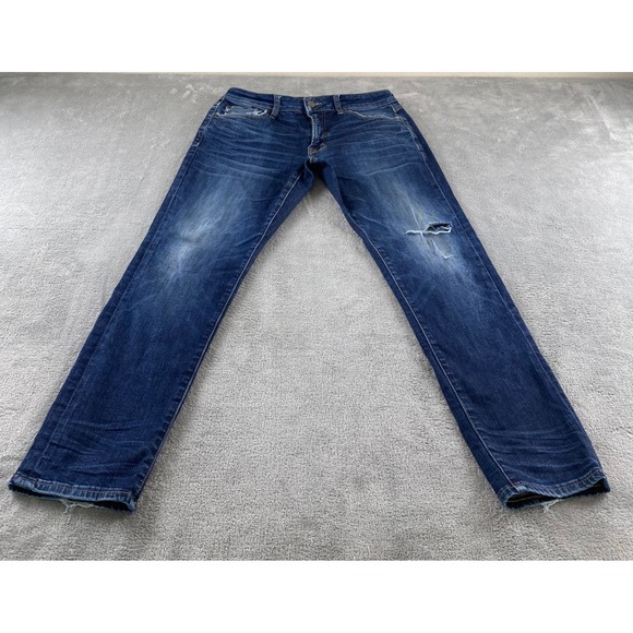 American Eagle Outfitters Other - American‎ Eagle Mens Next Level Flex Slim Taper Distressed Dark Wash Jeans 32x30
